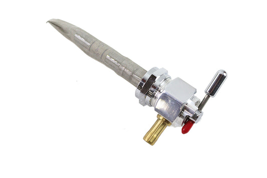 HARLEY 22mm OKO Sechskant-Benzinhahn, poliert, passend für 1975-1985 XL, 1975-1985 FX, 1975-1985 FX, 1975-1985