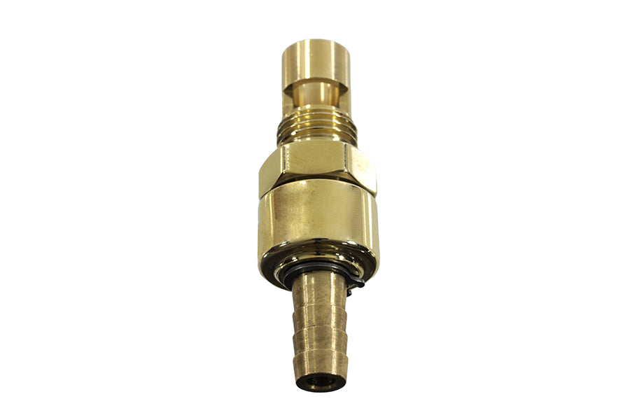 HARLEY Shorty Carburetor Petcock Brass fits 0- Replacement, application for S&S E" and OKO carburetor."