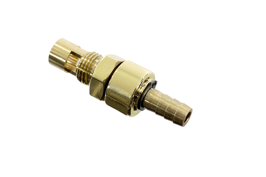 HARLEY Shorty Carburetor Petcock Brass fits 0- Replacement, application for S&S E" and OKO carburetor."
