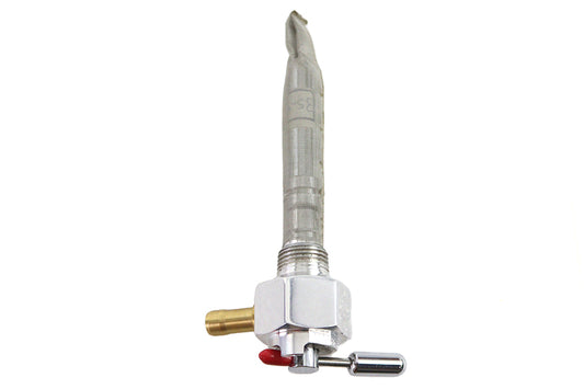 HARLEY OKO 3/8 Zoll NPT Hex Benzinhahn poliert Passend für 1955-1974 XL, 1966-1974 FL,