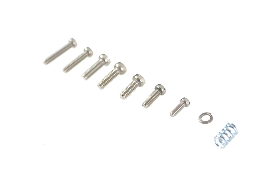 HARLEY Linkert Throttle Lever Replacement Screw and Spring Kit fits 1941-1965 FL, 1937-1952 WL, 1936-1952 EL,