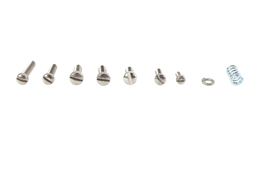 HARLEY Linkert Throttle Lever Replacement Screw and Spring Kit fits 1941-1965 FL, 1937-1952 WL, 1936-1952 EL,