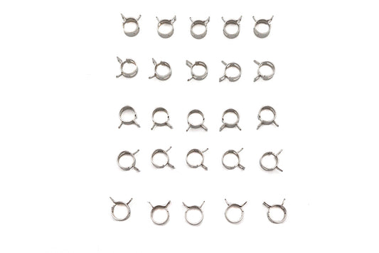 HARLEY Nickel Plated Oil Line Hose Clamp Fits 0- Custom, application