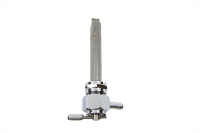 HARLEY Pingel Metric Hex Petcock Left Spigot with Nut Chrome fits 1975-1984 FL, 1975-1984 FX, 1984-1994 FXST, 1986-1994 FLST, 1975-1995 XL,