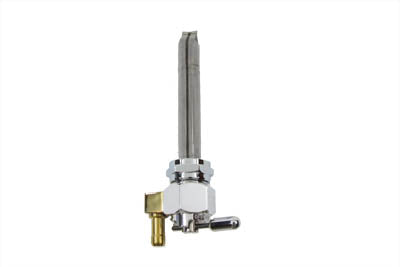 HARLEY Pingel Metric Hex Petcock Down Spigot with Nut Polished Fits 1975-1984 FL, 1975-1984 FX,