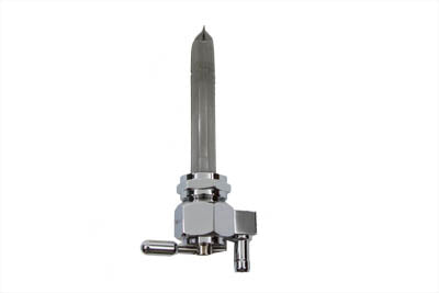 HARLEY Pingel Metric Hex Petcock Down Spigot with Nut Chrome fits 1975-1984 FL, 1975-1984 FX, 1984-1994 FXST, 1986-1994 FLST, 1982-1994 FXR,