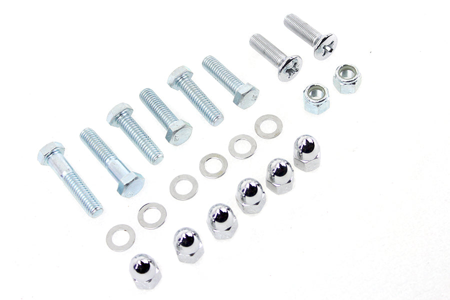 HARLEY Rear Fender Bolt Kit fits 1980-1986 FXWG, 1980-1986 FXWG,