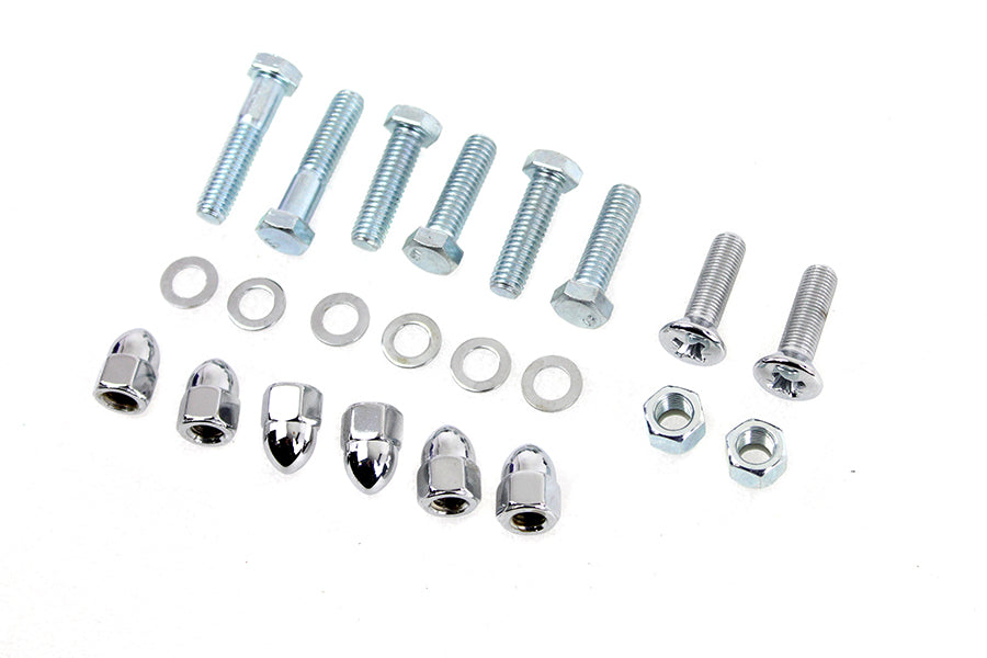 HARLEY Rear Fender Bolt Kit fits 1980-1986 FXWG, 1980-1986 FXWG,
