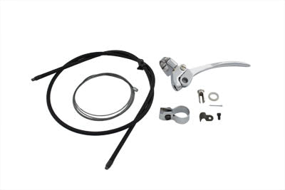 HARLEY Spring Fork Cable and Handle Assembly Chrome fits 1941-1948 FL, 1941-1948 UL, 1936-1948 EL, 1936-1957 G, 1936-1952 W,
