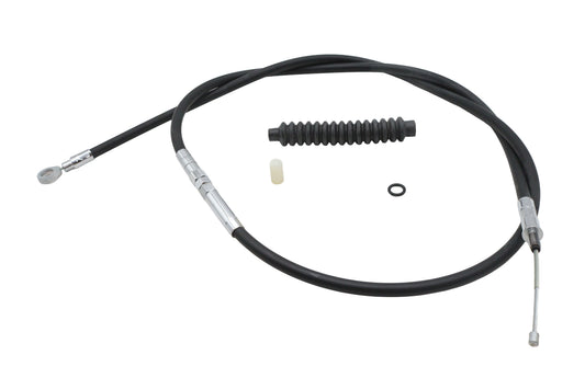 HARLEY Ultima Black Vinyl Clutch Cable 62-11/16 inch Fits FLHRS 2007-2007, FLHRC 2007-2007, FLHR