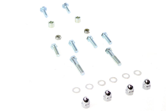 HARLEY Rear Fender Rail Screw and Nut Kit fits 1972-1985 FX, 1972-1986 FX,