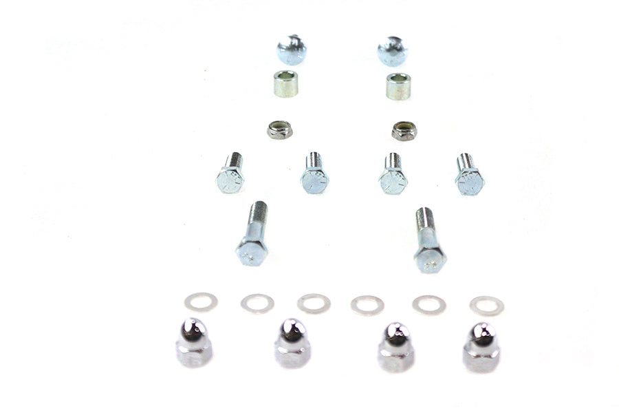 HARLEY Rear Fender Rail Screw and Nut Kit fits 1972-1985 FX, 1972-1986 FX,