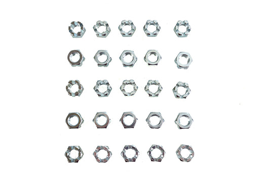 HARLEY galvanisierte 7/16 Zoll-20 Sicherungsmutter Passend für 0- Alle, Modelle