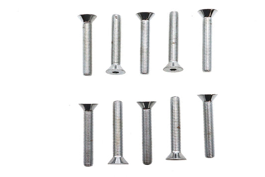 HARLEY Inbusschrauben Chrom 1/4 Zoll-28 x 1-1/2 Zoll Passend für 0- Alle, Modelle