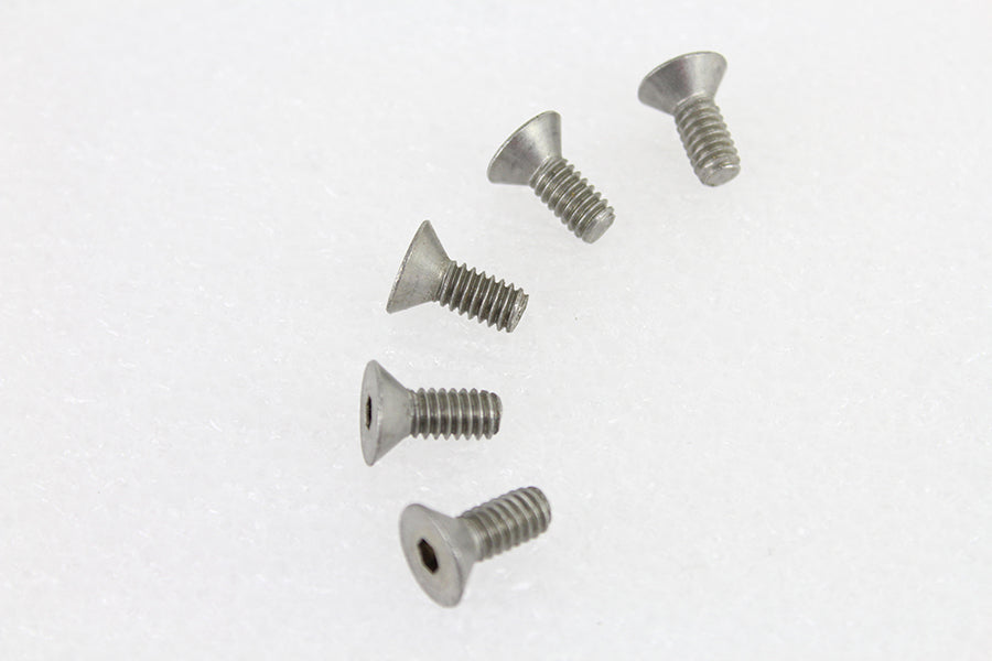 HARLEY 1/4 inch-20 x 5/8 inch Flathead Screw Stainless Steel fits 0- All, models