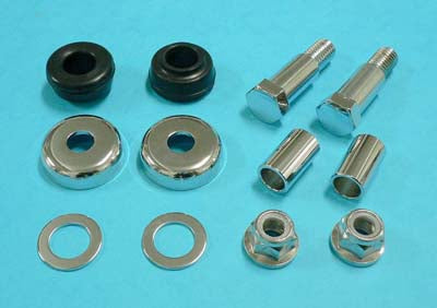 HARLEY Shock Stud Kit Chrome fits 2000-UP FXST, 2000-UP FLST,