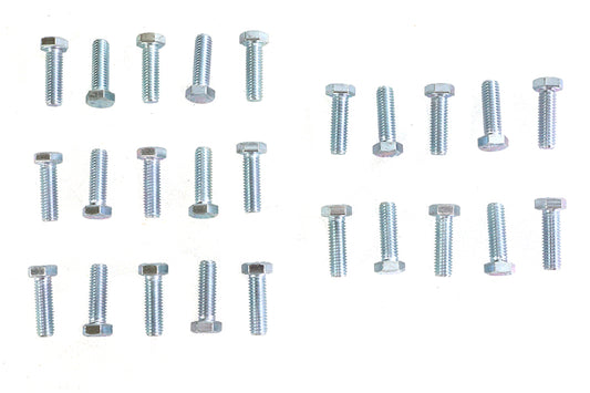 HARLEY Hex Cap Bolts Zinc 3/8 inch x 1-1/4 inch Fits 0- All, Models
