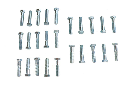 HARLEY Hex Cap Bolts Zinc 3/8 inch x 1-3/4 inch Fits 0- All, Models