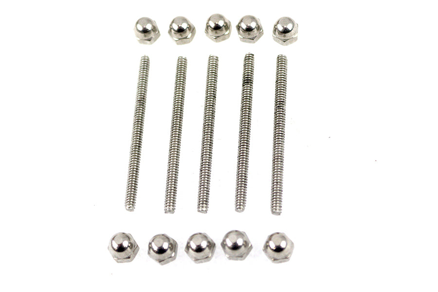 HARLEY Wheel Cover Stainless Steel 6-32 Bolt and Nut Kit fits 0- Custom, application