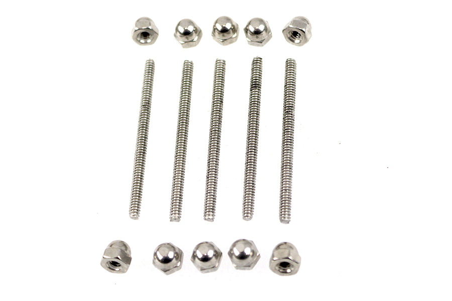 HARLEY Wheel Cover Stainless Steel 6-32 Bolt and Nut Kit fits 0- Custom, application