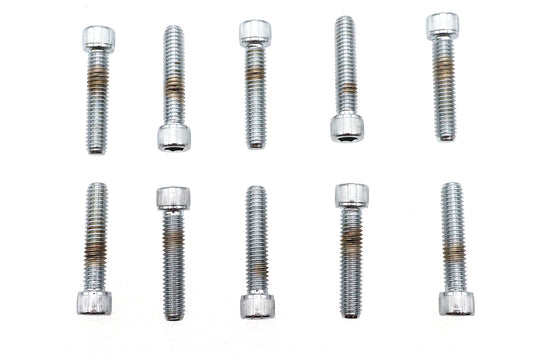 HARLEY アレンソケットキャップボルト ローレットクローム 5/16インチ X 1-1/2インチ 0- 全モデル対応