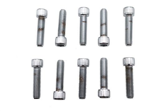 Allen Socket Cap Bolt Knurled Chrome 3/8 inch X 1-1/2 inch