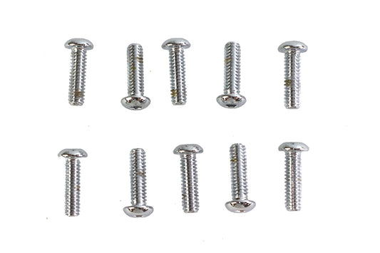 HARLEY Inbusschrauben Linsenkopf Chrom 1/4 Zoll X 7/8 Zoll Passend für 0- Alle, Modelle