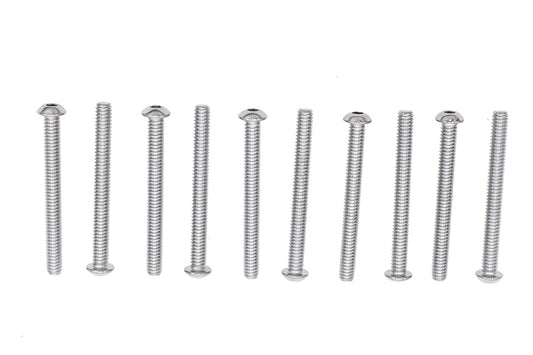 HARLEY Inbusschrauben Chrom 1/4 Zoll X 2-1/2 Zoll Passend für 0- Alle, Modelle