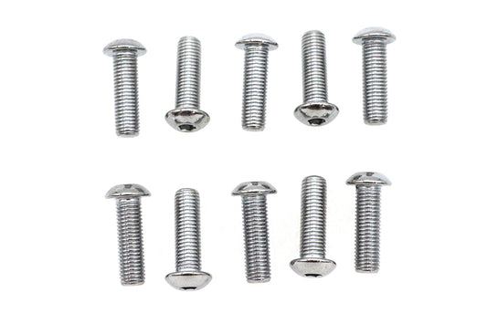 HARLEY Inbusschrauben Linsenkopf Chrom 5/16 Zoll X 1 Zoll Passend für 0- Alle, Modelle