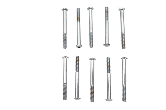 HARLEY Allen Zylinderkopfschrauben Chrom 1/4 Zoll X 2-5/8 Zoll Passend für 0- Alle, Modelle