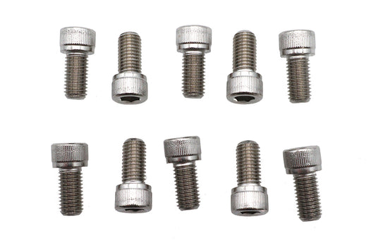 HARLEY 1/4 Zoll-28 x 1/2 Zoll Zylinderkopfschraube Edelstahl Passend für 0- Alle, Modelle