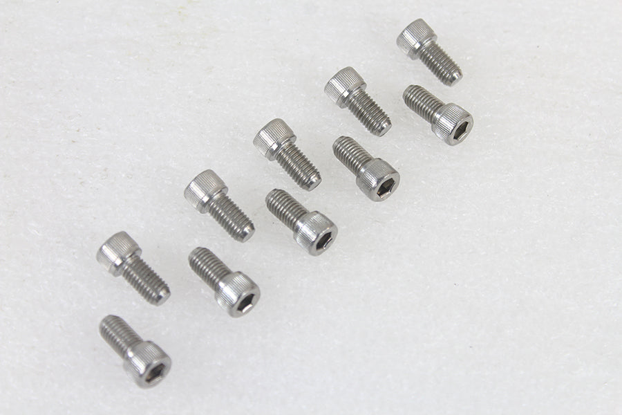 HARLEY 1/4 inch-28 x 1/2 inch Socket Cap Screw Stainless Steel fits 0- All, Models
