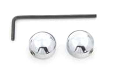 HARLEY 1/4 Zoll Schraubenabdeckungs-Set Chrom Passend für alle Modelle