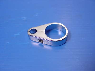 HARLEY Chrome Clutch Cable Clamp 1-1/4 inch fits 0- All, models