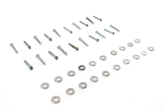 HARLEY Rocker Box Cover Allen Screw Kit Chrome fits 2017-UP FLT,