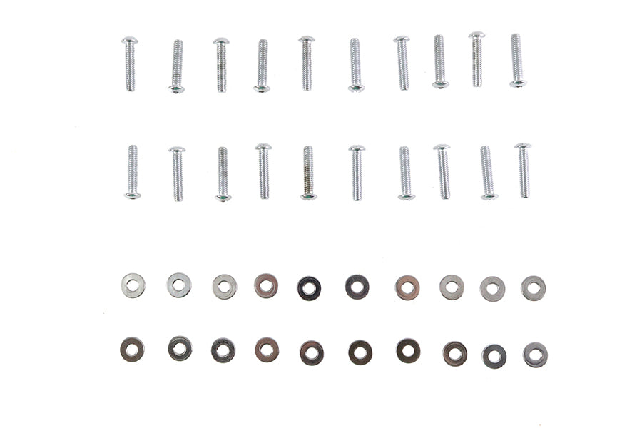 HARLEY Rocker Box Cover Allen Screw Kit Chrome fits 2017-UP FLT,