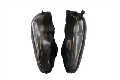 HARLEY Bobbed 3.5 Gallon Gas Tank Set fits 1941-1946 FL, 1941-1946 FL,