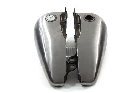 HARLEY Bobbed 5.0 Gallon Gas Tank Set Fits 1984-1999 FXST, 1986-1999 FLST,