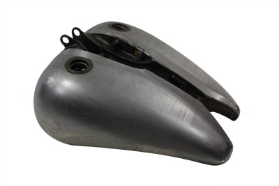 HARLEY Stretch Bobbed 5.5 Gallon Gas Tank Set fits 1984-1999 FXST, 1986-1999 FLST,