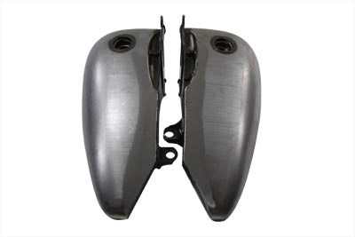 HARLEY Stretch Bobbed 5.5 Gallon Gas Tank Set Fits 1984-1999 FXST, 1986-1999 FLST,