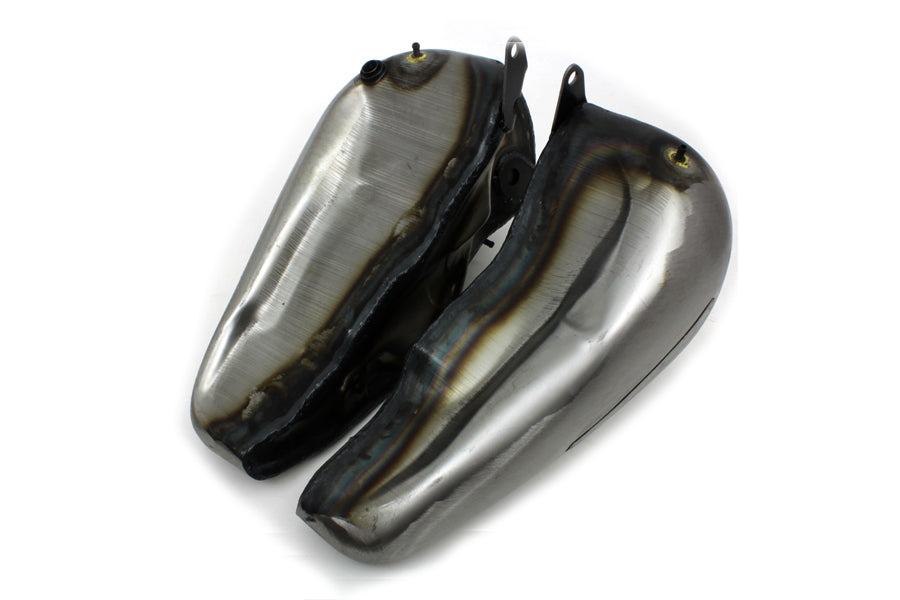 HARLEY Bobbed 5.0 Gallon Gas Tank Set fits 1947-1984 FL, 1979-1982 FXS,