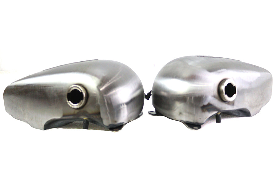 HARLEY Bobbed 3.5 Gallon Gas Tank Set fits 1948-1985 FL, 1971-1985 FXS,