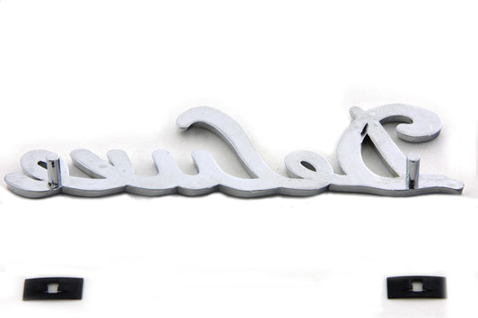 HARLEY Chrome inchDeluxe inch Fender Emblem Set fits 0- All, models