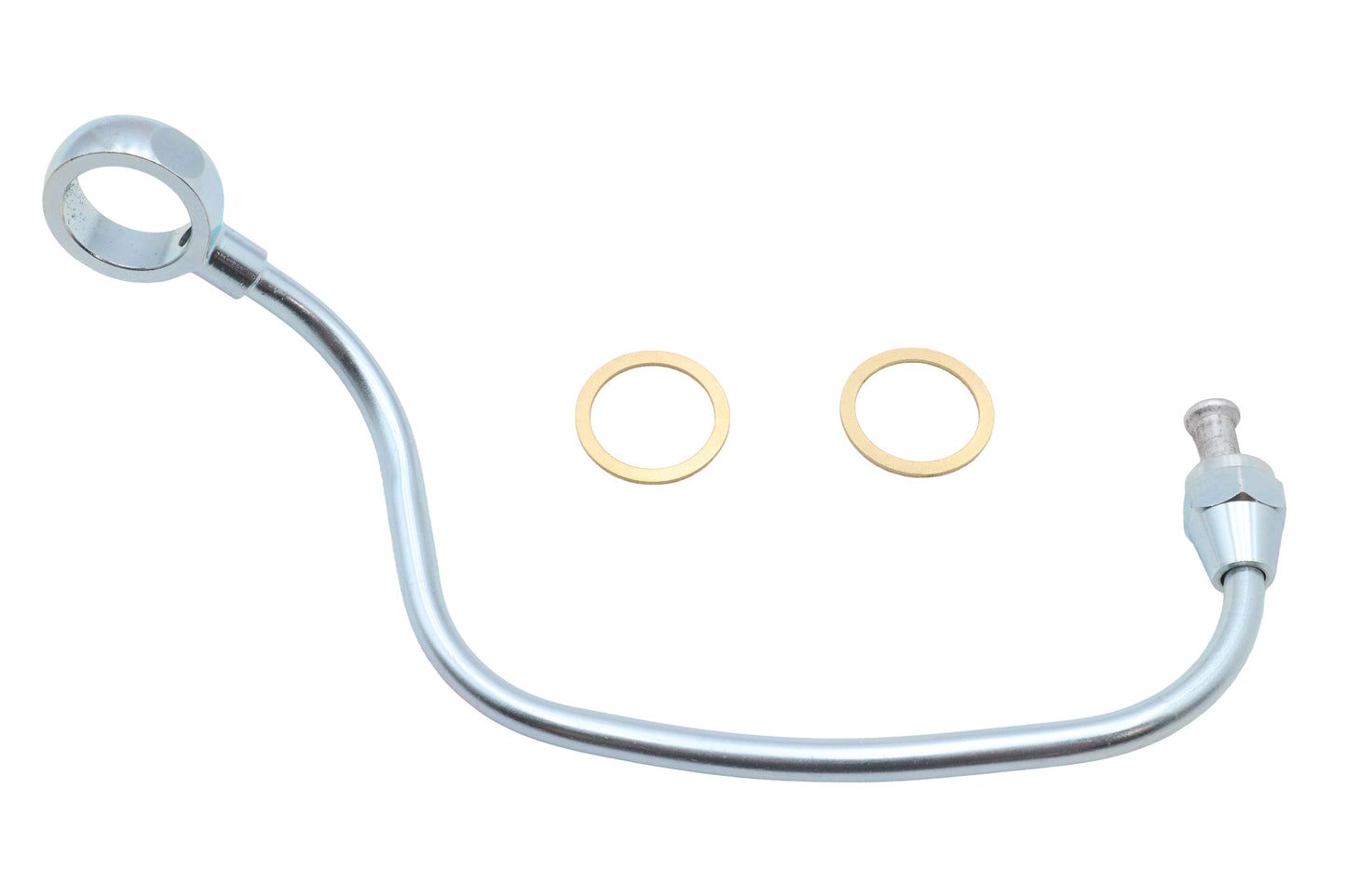 HARLEY Crossver Gas Line Zicad Plated Fits 1957-1965 FL,