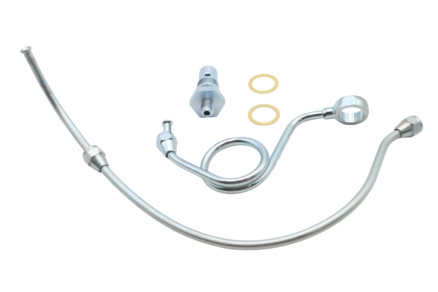 HARLEY Chrome Crossover Gas Line Kit fits FL 1942-1949