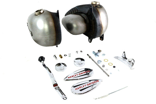 HARLEY 45 G Gas and Oil Tank Kit fits 1947-1973 G, 1947-1973 W,