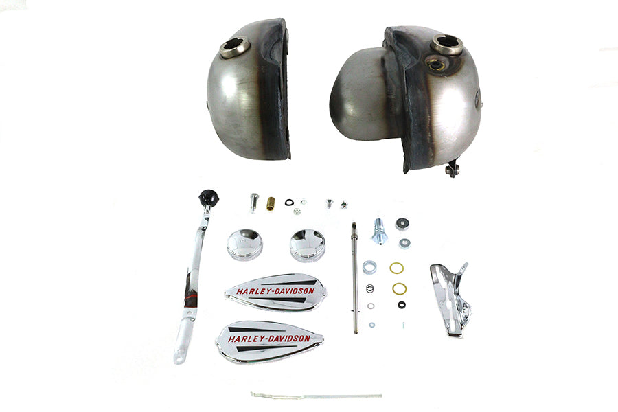 HARLEY 45 G Gas and Oil Tank Kit fits 1947-1973 G, 1947-1973 W,