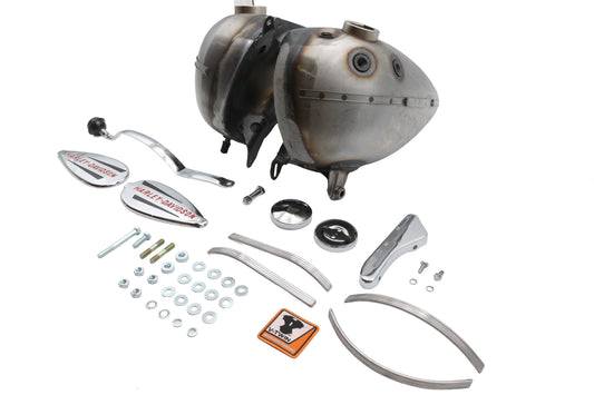 HARLEY Fat Bob Gas Tank Kit 3.5 Gallon Fits 1940-1946 UL, 1940-1946 ULH,