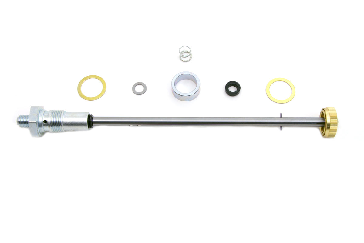 HARLEY 45 inch Fuel Petcock Shut-Off Rod Kit fits 1941-1964 G, 1941-1952 W,