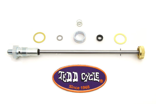 HARLEY 45 inch Fuel Petcock Shut-Off Rod Kit fits 1941-1964 G, 1941-1952 W,
